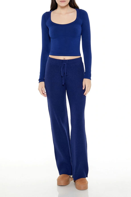 Forever21 -Sweater-Knit Drawstring Pants-Women-sold bt FIG