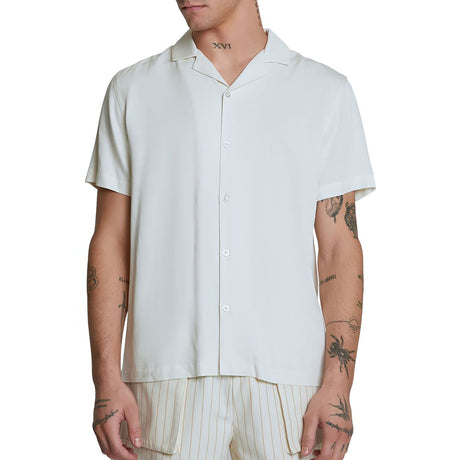 Forever21 - Cuban Collar Short-Sleeve Shirt for men - sold by FIG
