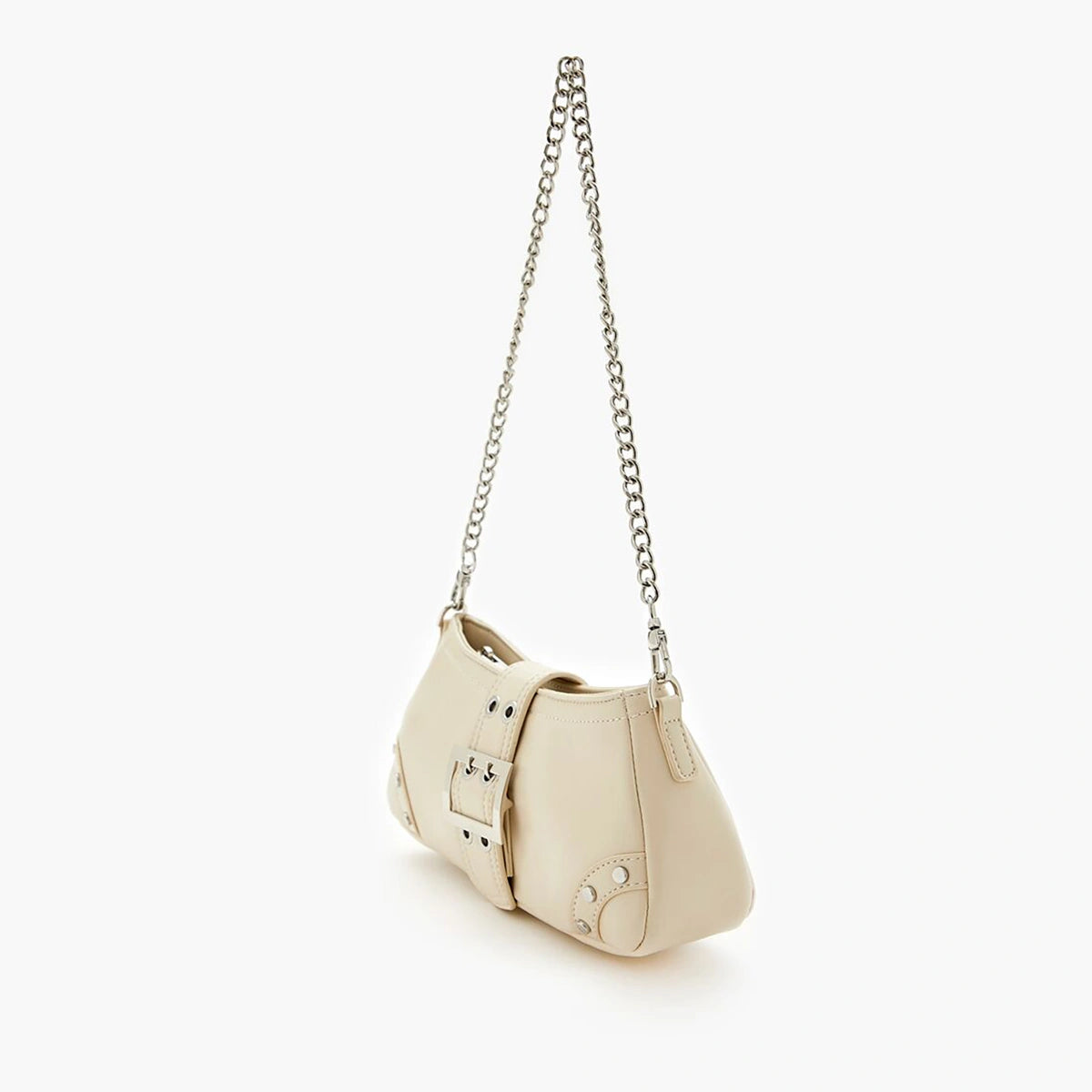 Forever 21 - Buckled Faux Leather Shoulder Bag - Sold by FIG