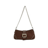 Forever 21 - Buckled Faux Leather Shoulder Bag - Sold by FIG