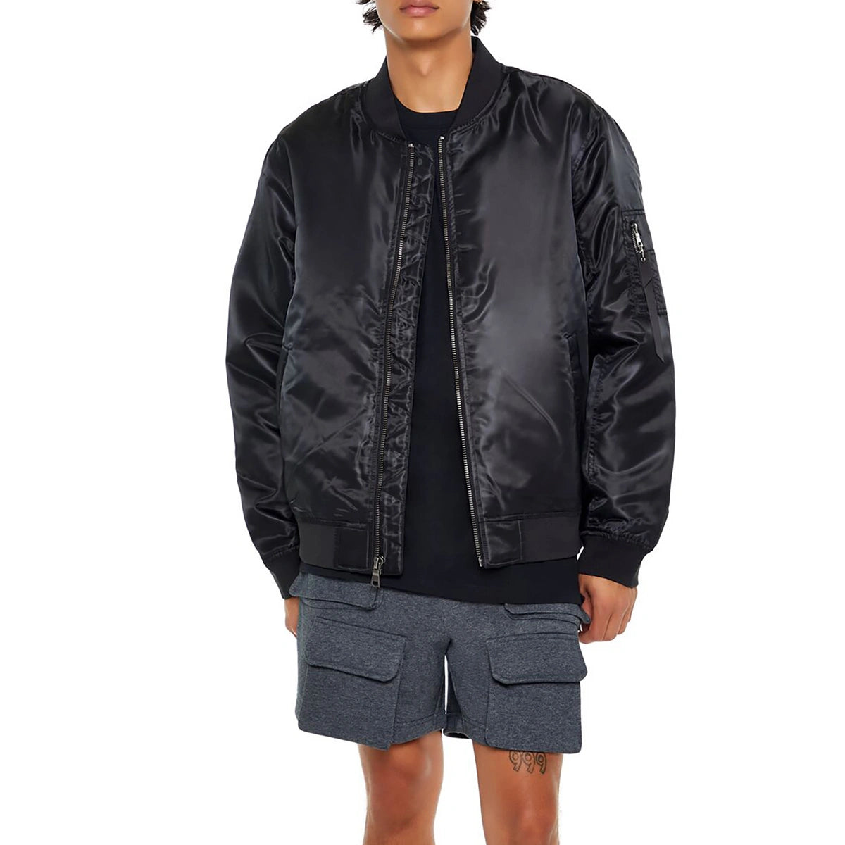 Forever 21 - Zip-Up Bomber Jacket - Sold by FIG