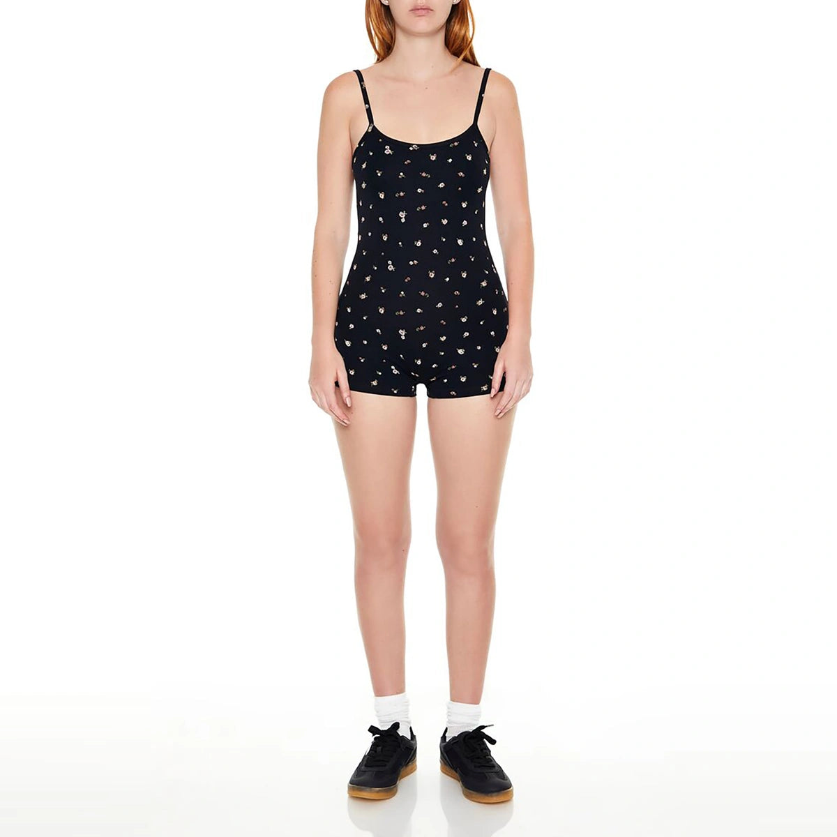 Forever 21 - Ditsy Floral Open-Back Romper - Sold by FIG