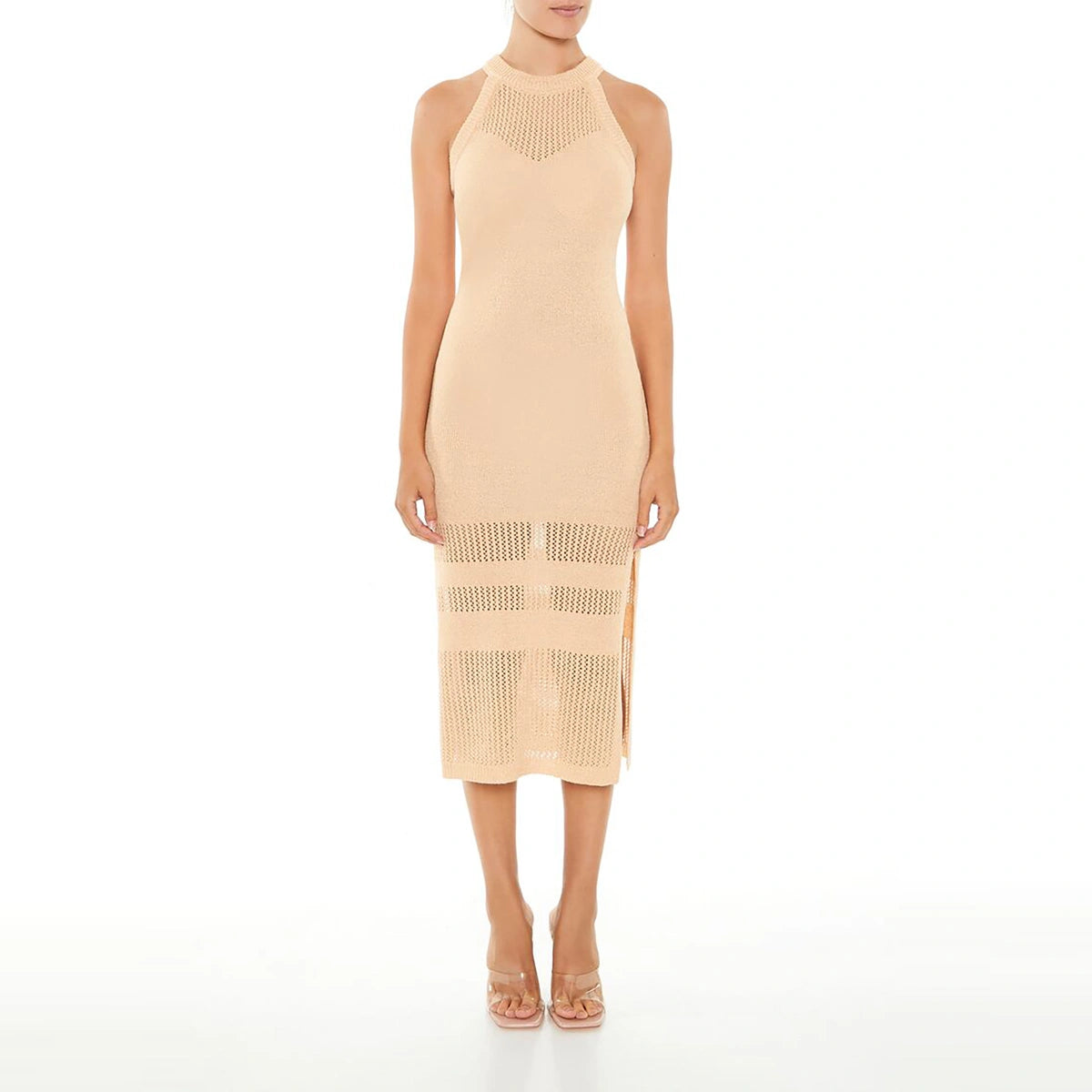 Forever 21 - Crochet Sweater Midi Dress - Sold by FIG