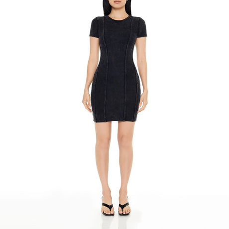 Forever 21 - Ribbed Knit Mini T-Shirt Dress - Sold by FIG