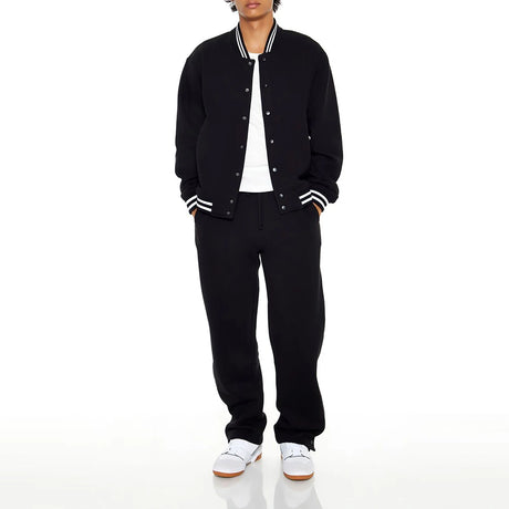 Forever 21 - Heathered Varsity Drawstring Pants - Sold by FIG
