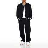 Forever 21 - Heathered Varsity Drawstring Pants - Sold by FIG