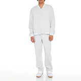 Forever 21 - Heathered Varsity Drawstring Pants - Sold by FIG