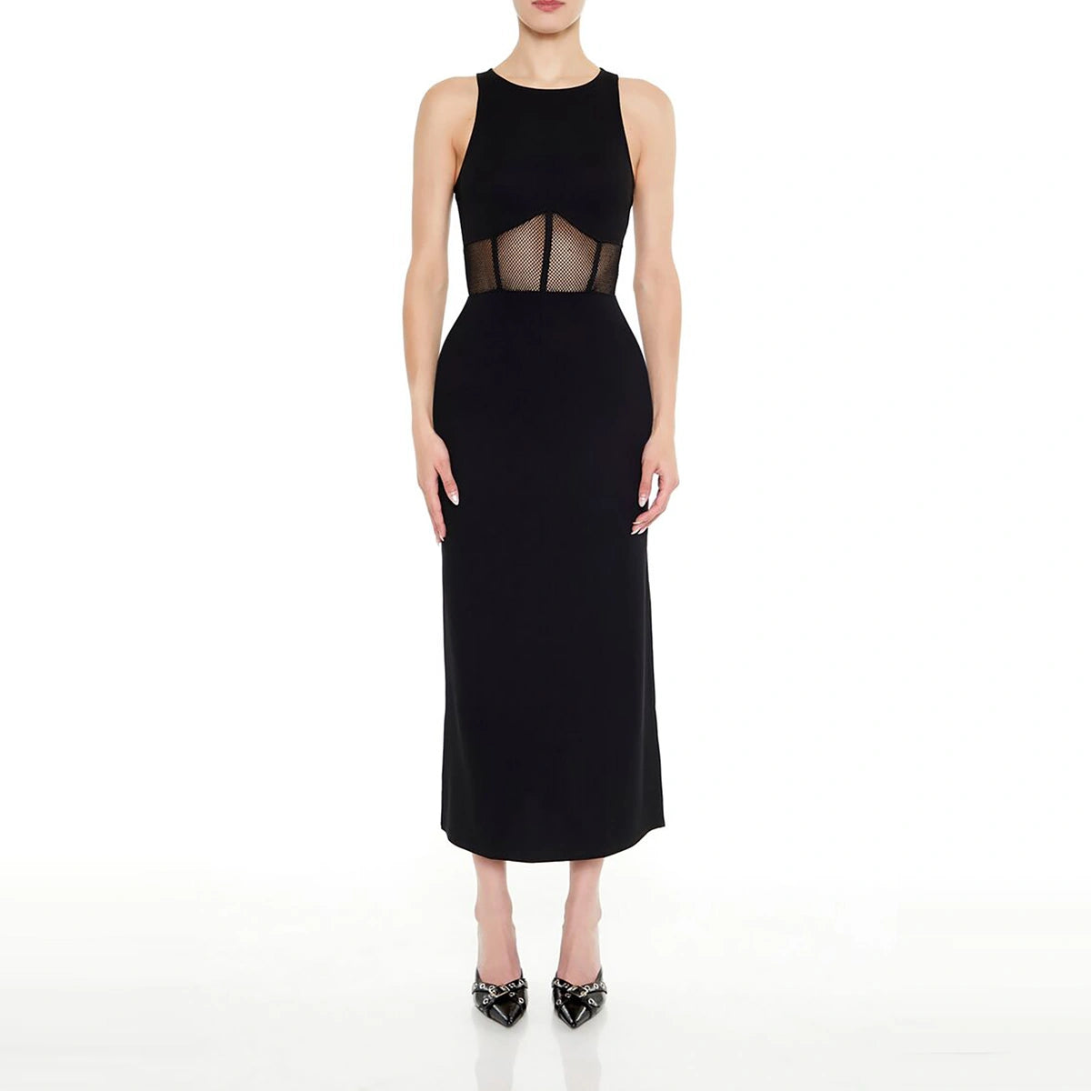 Forever 21 - Sleeveless Netted Maxi Dress - Sold by FIG