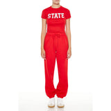 Forever 21 - State Fleece Drawstring Joggers - Sold by FIG