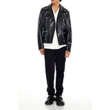 Forever 21 - Faux Leather Moto Jacket - Sold by FIG