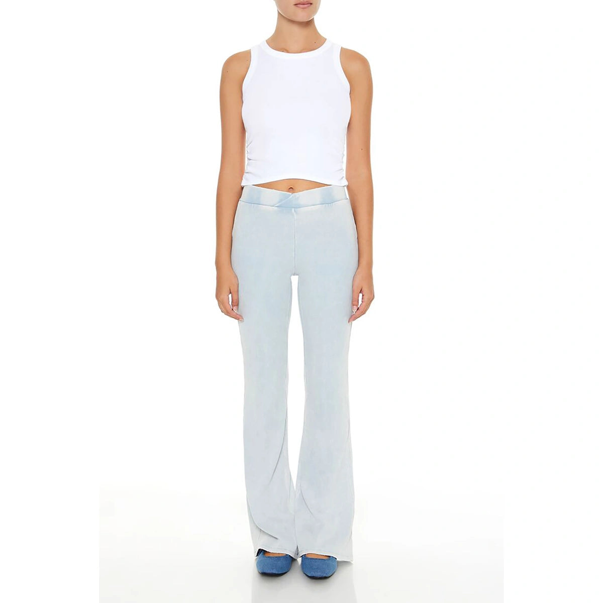 Forever 21 - Mineral Wash Flare Leggings - Sold by FIG