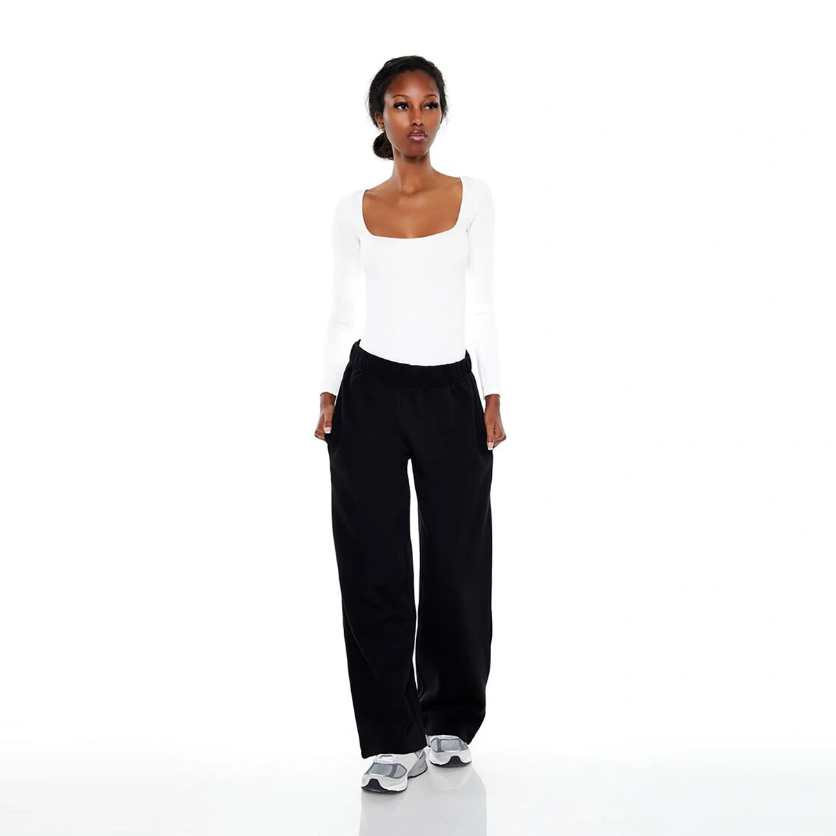 Forever 21 - Fleece Straight-Leg Sweatpants - Sold by FIG