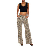 Forever 21 - Leopard Print Baggy Jeans - Sold by FIG