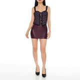 Forever 21 - Faux Leather Mini Skirt - Sold by FIG