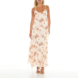 Forever 21 - Chiffon Rose Print Maxi Dress - Sold by FIG