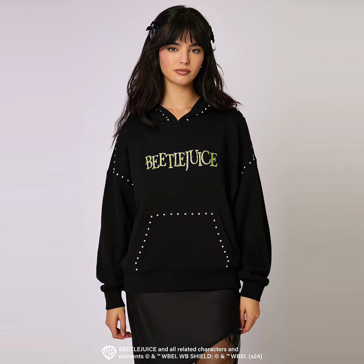 Forever 21 - Beetlejuice Beetlejuice Rhinestone Hoodie - Sold by FIG