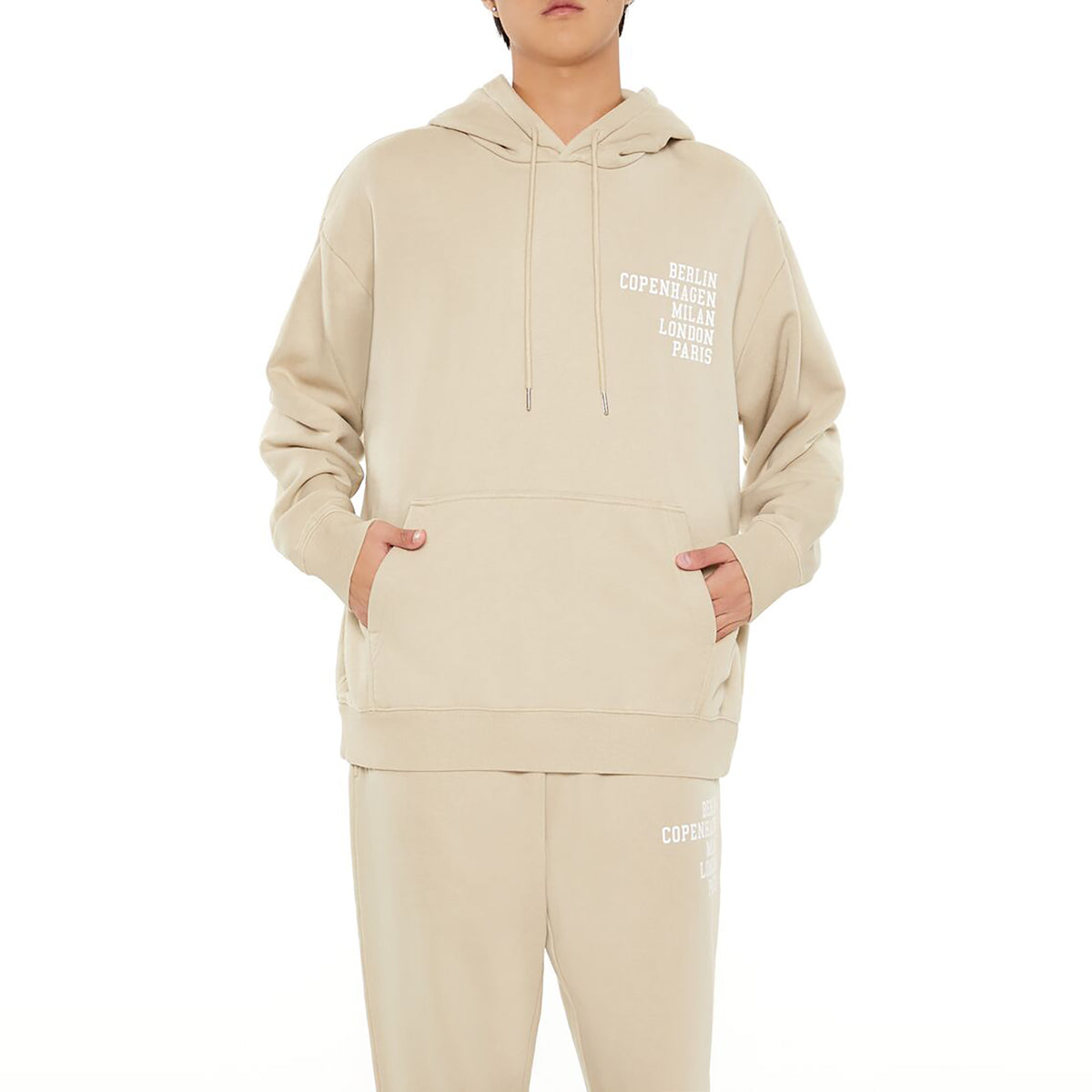 Forever21 - European Cities Hoodie for men - sold by FIG