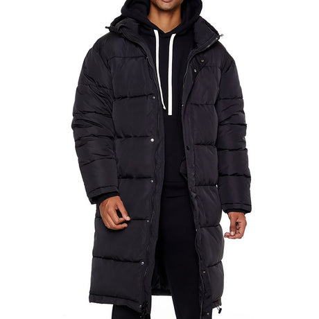 Forever21 - Hooded Longline Puffer Jacket for men - sold by FIG