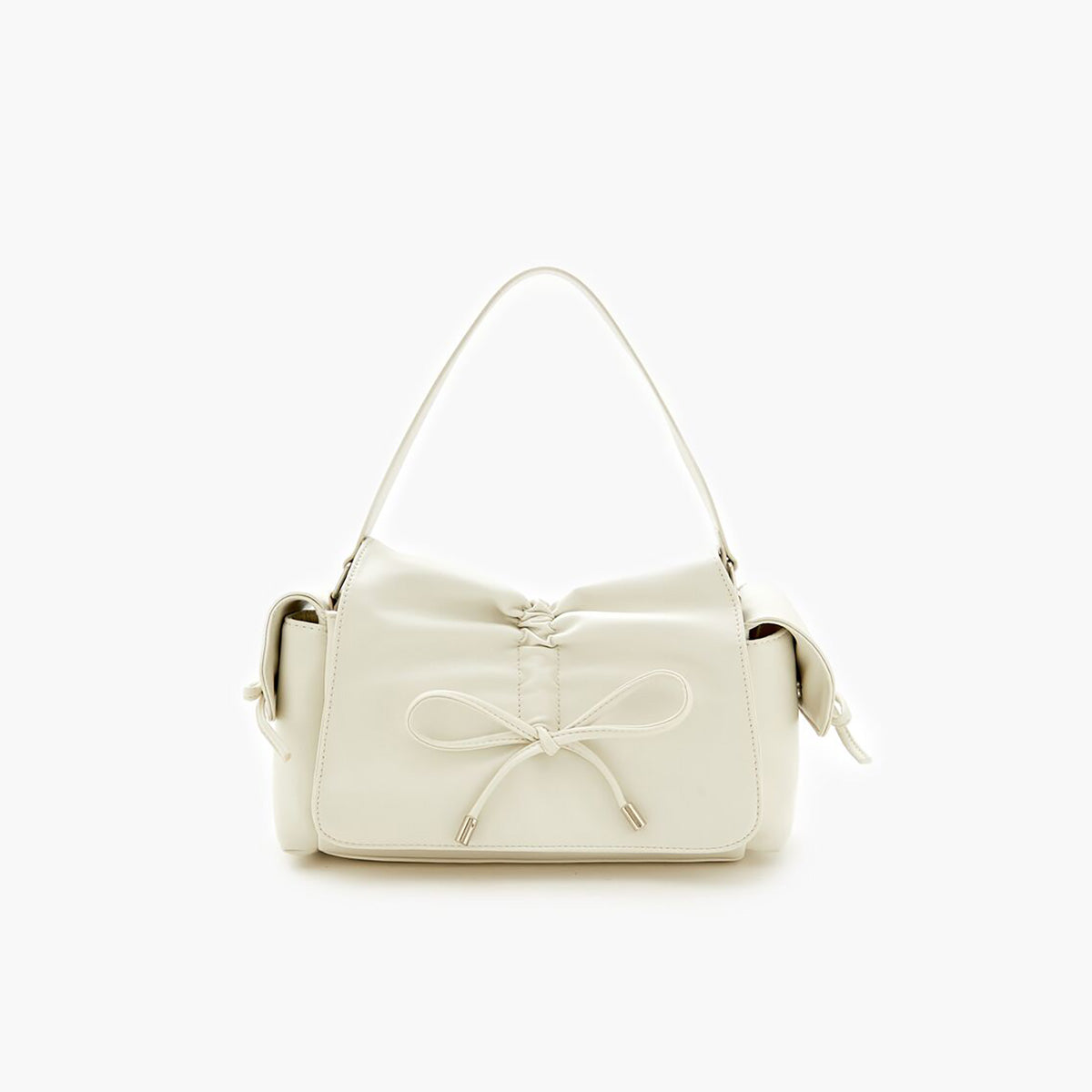 Forever21 - Ruched Bow Shoulder Bag for women- sold by FIG