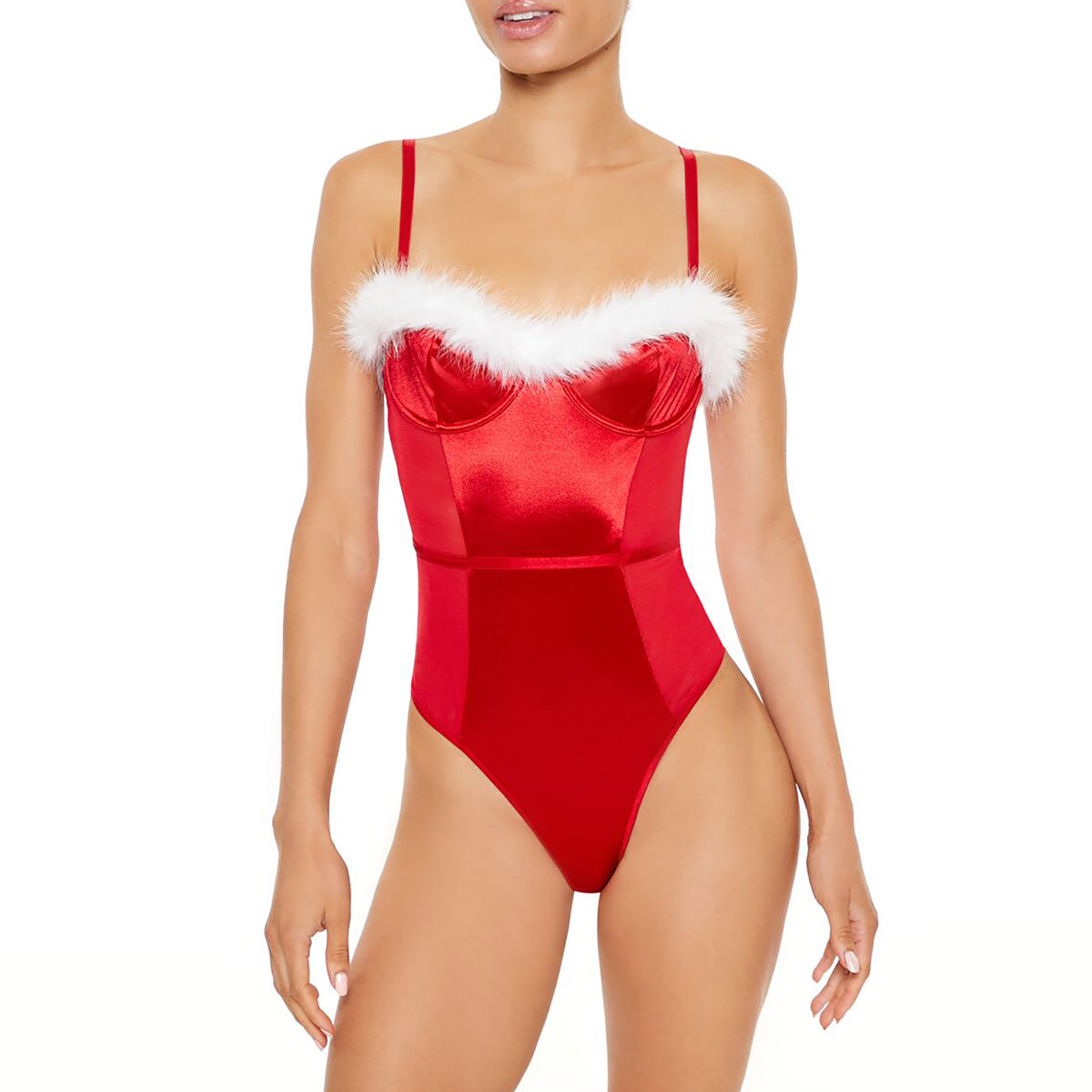 Forever21 - Santa Thong Lingerie Bodysuit for women - sold by FIG
