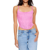 Forever21 - Lace Rhinestone Corset Cami for women - sold by FIG