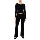 Forever21 - Mid-Rise Flare Pants for women - sold by FIG