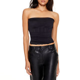 Forever21 - Ruched Mesh Corset Tube Top for women - sold by FIG