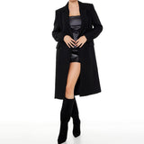 Forever21 - Notched Double-Breasted Coat for women - sold by FIG