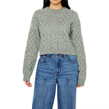 Forever21 - Cable & Honeycomb Knit Sweater for women - sold by FIG