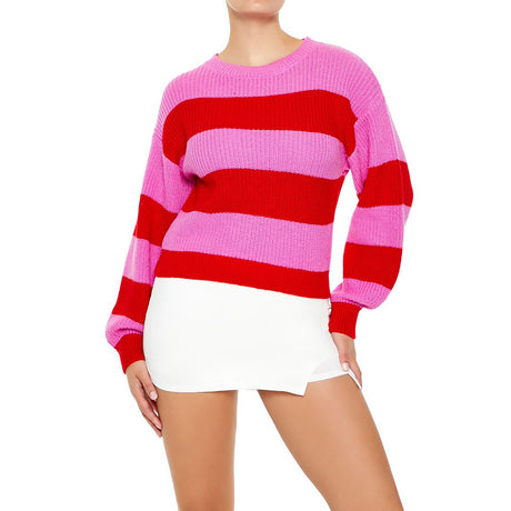 Forever21 - Striped Drop-Sleeve Sweater for women - sold by FIG