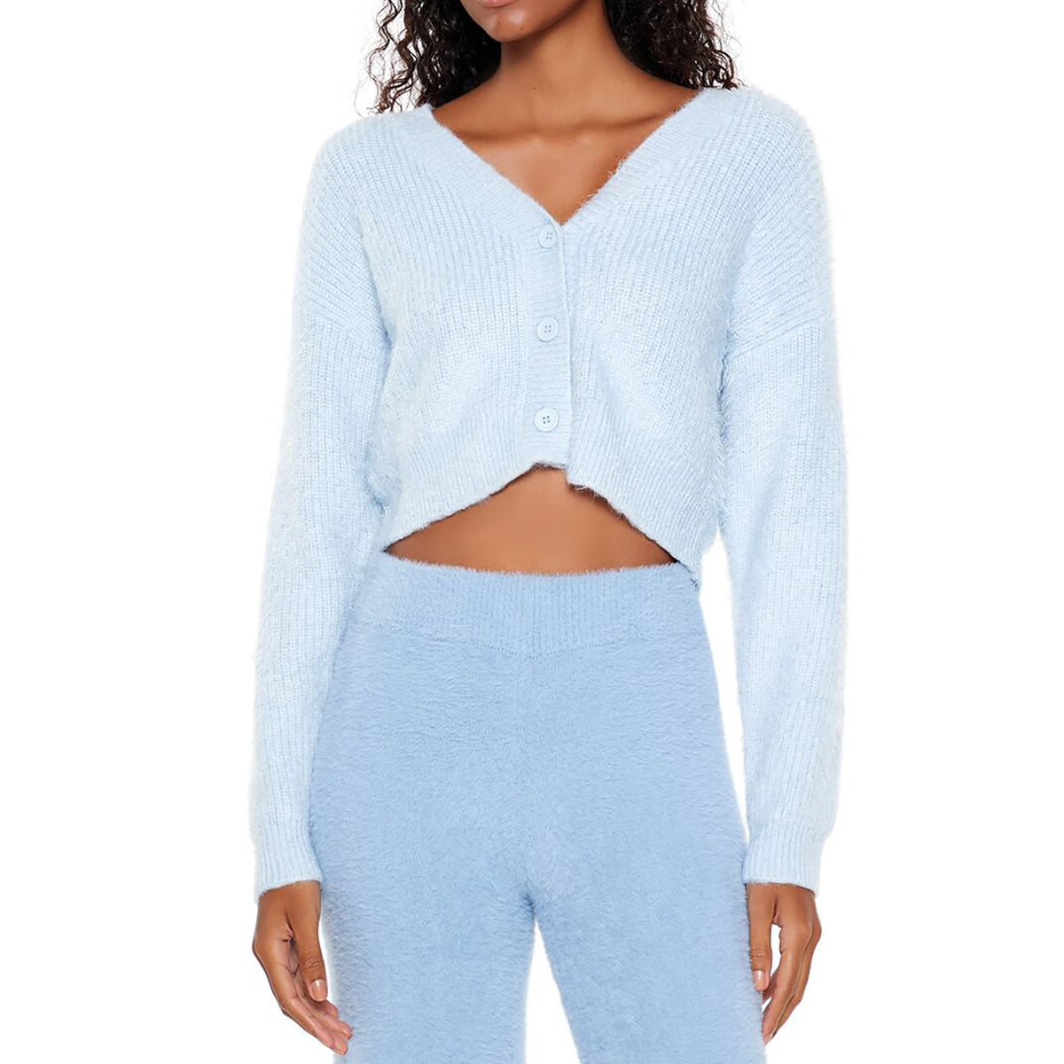 Forever21 - Fuzzy Knit Cardigan Sweater for women - sold by FIG