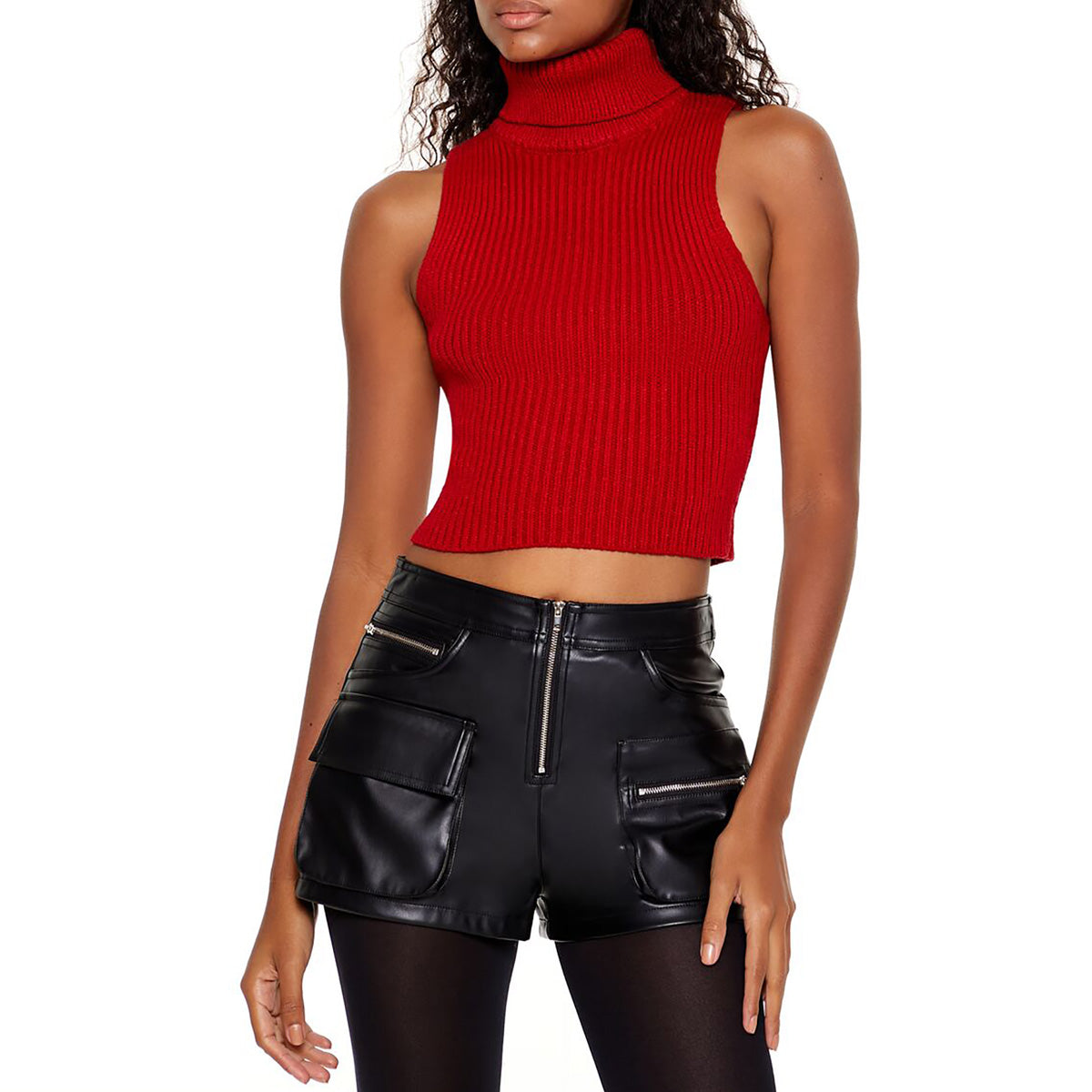 Forever21 - Turtleneck Sweater-Knit Tank Top for women - sold by FIG
