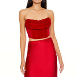 Forever21 - Cowl Corset Tube Top for women - sold by FIG
