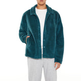 Forever21 - Plush Drop-Sleeve Shacket for women - sold by FIG