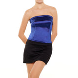 Forever21 - Satin Foldover Tube Crop Top for women - sold by FIG