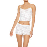 Forever21 - Bow Print Lingerie Cropped Cami for women - sold by FIG