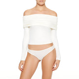 Forever21 - Contour Sculpt Off-the-Shoulder Top for women - sold by FIG