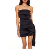 Forever21 - Satin Sash Mini Tube Dress for women - sold by FIG