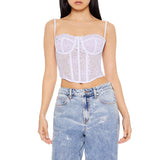 Forever21 - Lace Cropped Bustier Cami for women - sold by FIG