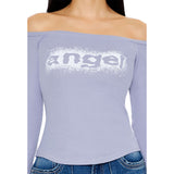 Forever21 - Off-the-Shoulder Angel Top for women - sold by FIG