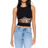 Forever21 - Lace Cropped Tank Top for women - sold by FIG