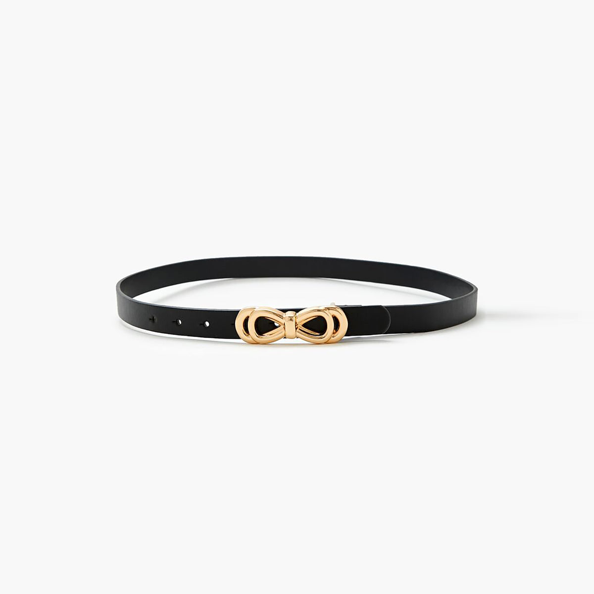 Forever21 - Bow Buckle Faux Leather Belt for women - sold by FIG