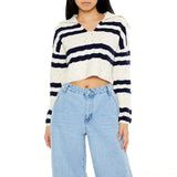 Forever21 - Striped Cropped Sweater for women - sold by FIG