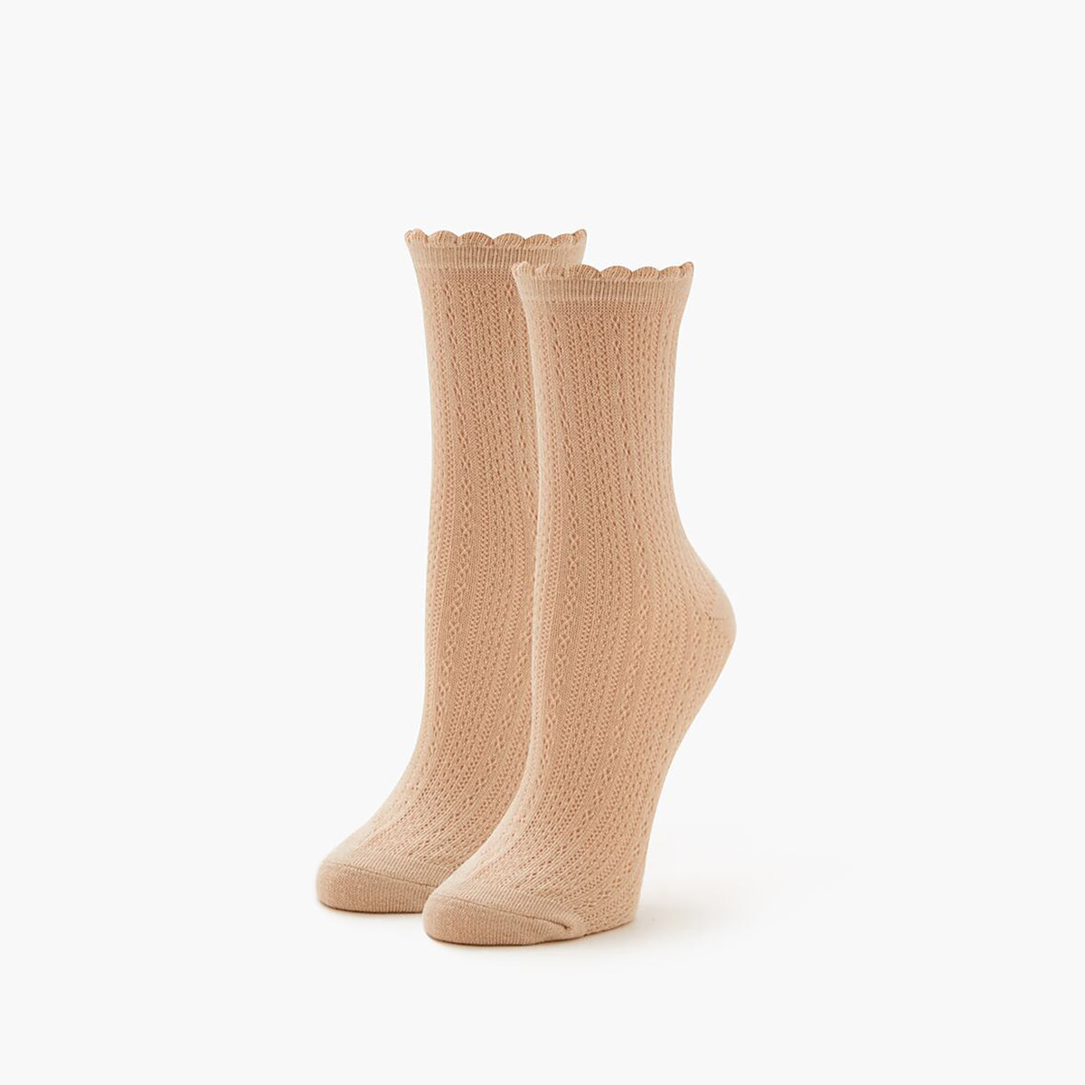 Forever21 - Pointelle Knit Crew Socks for women - sold by FIG