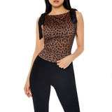 Forever21 - Cheetah Print Tie-Strap Tank Top for women - sold by FIG