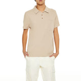 Forever21 - Textured Knit Pocket Polo Shirt for men - sold by FIG