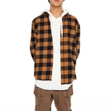 Forever21 - Plaid Curved-Hem Shirt for men - sold by FIG