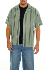 Forever21 -Textured Striped Shirt-Men-sold bt FIG