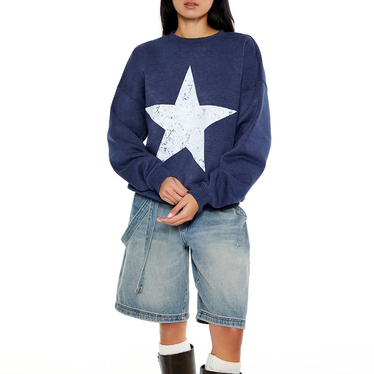 Forever21 - Star Fleece Pullover for women - sold by FIG