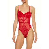 Forever21 - Lace Heart Mesh Lingerie Bodysuit for women - sold by FIG